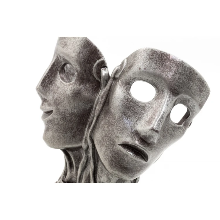 Statuetka Teatr 2 - atrakcyjna figurka odlewana - wysokość 19cm - FOL062