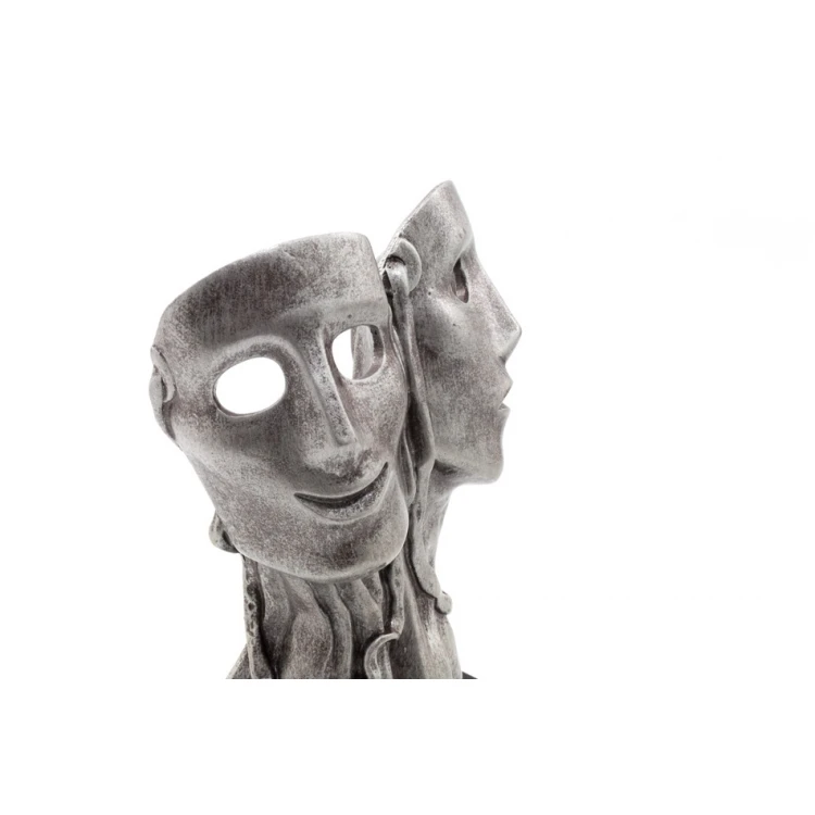 Statuetka Teatr 2 - atrakcyjna figurka odlewana - wysokość 19cm - FOL062