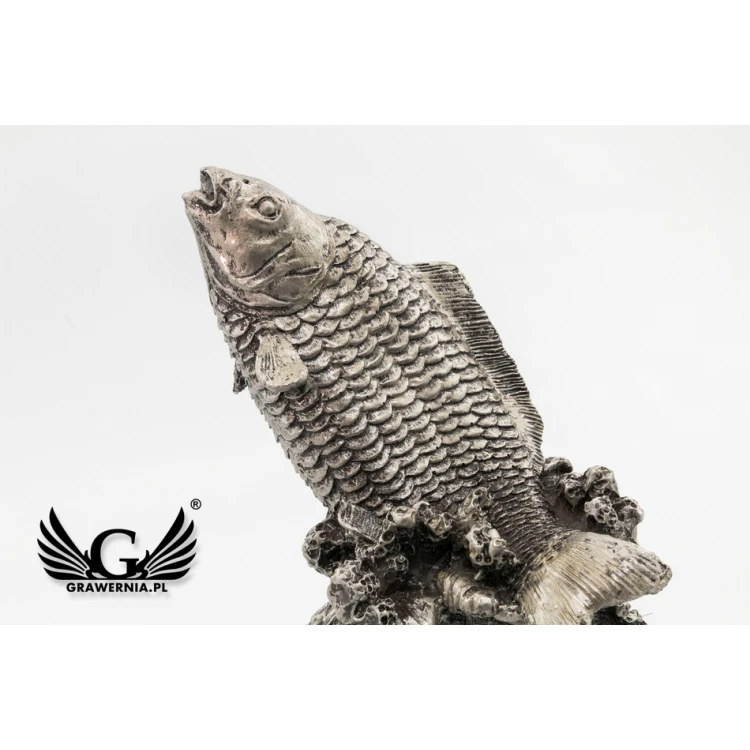 Statuetka Wędkarstwo 1 - atrakcyjna figurka odlewana - wysokość 20cm - FOL038