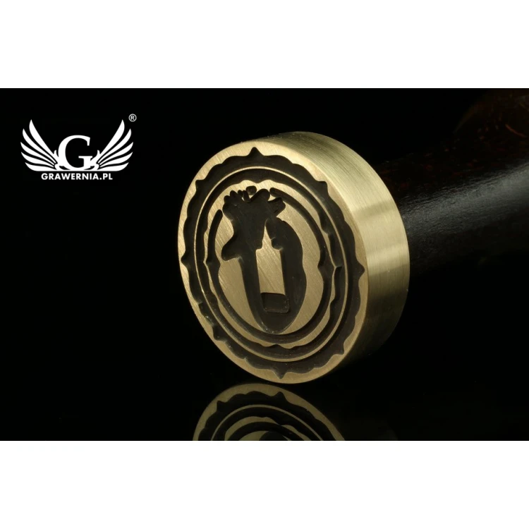 Stempel do odbijania w laku - CNC - średnica 35mm