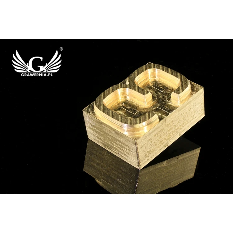 Stempel do wyciskania logotypu na gorąco i zimno - CYFRY - wysokość matrycy: 30mm -  CNC 
