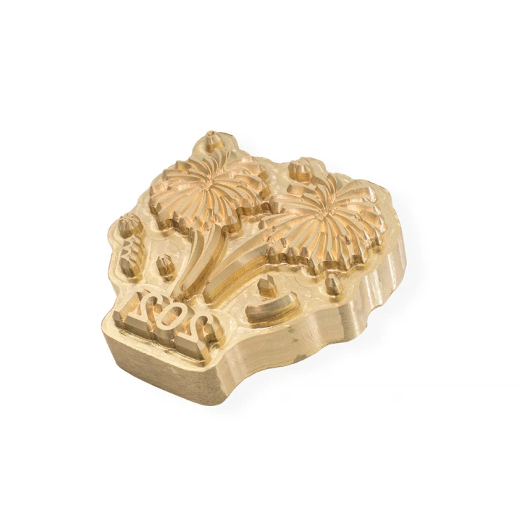 Stempel do wyciskania logotypu na gorąco i zimno - wymiary matrycy: 61,8x61,5mm - CNC086 