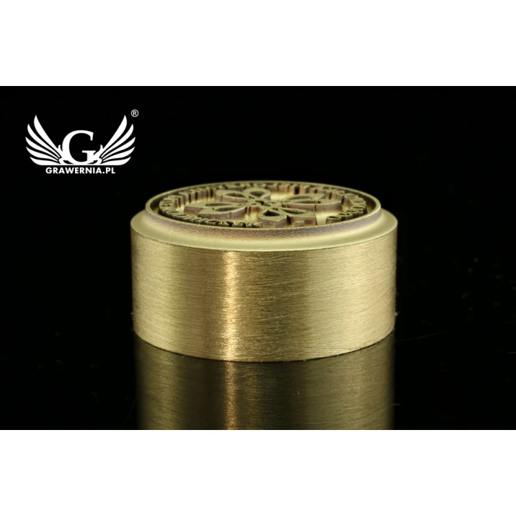 STEMPEL do wypalania logotypu na gorąco - średnica matrycy: 25mm - LASER 