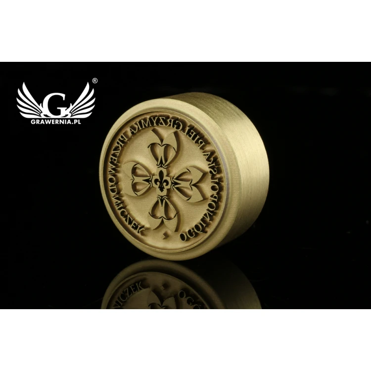 STEMPEL do wypalania logotypu na gorąco - średnica matrycy: 25mm - LASER 