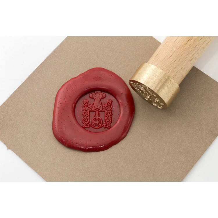 Stempel herbowy do odbijania w laku - CNC - średnica 22mm - CNC087