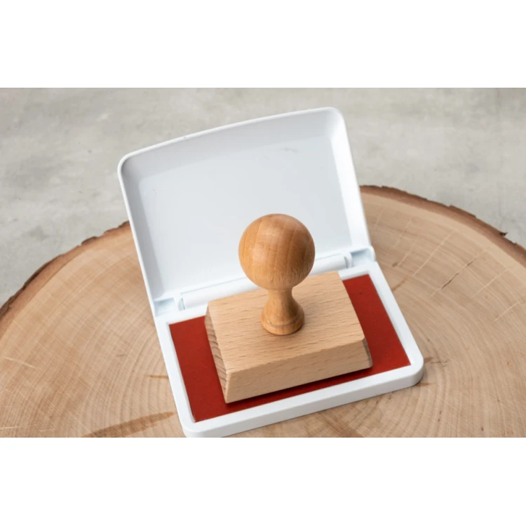 Stempel ślubny do odbijania w tuszu - wymiary gryfu 60x40mm - STS045