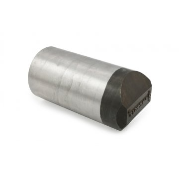 Stempel ze stali do wybijania w metalu - wymiary odbicia 38x10mm - CNC069
