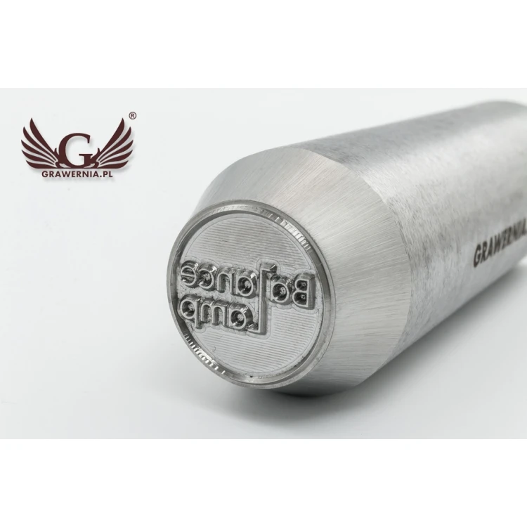 Stempel ze stali do wybijania w metalu - wymiary odbicia 20x20mm - CNC072 