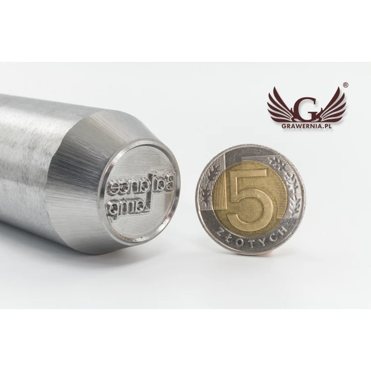 Stempel ze stali do wybijania w metalu - wymiary odbicia 20x20mm - CNC072 