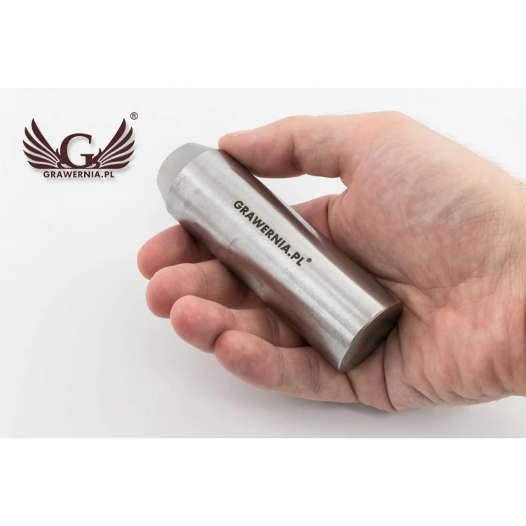Stempel ze stali do wybijania w metalu - wymiary odbicia 20x20mm - CNC072 