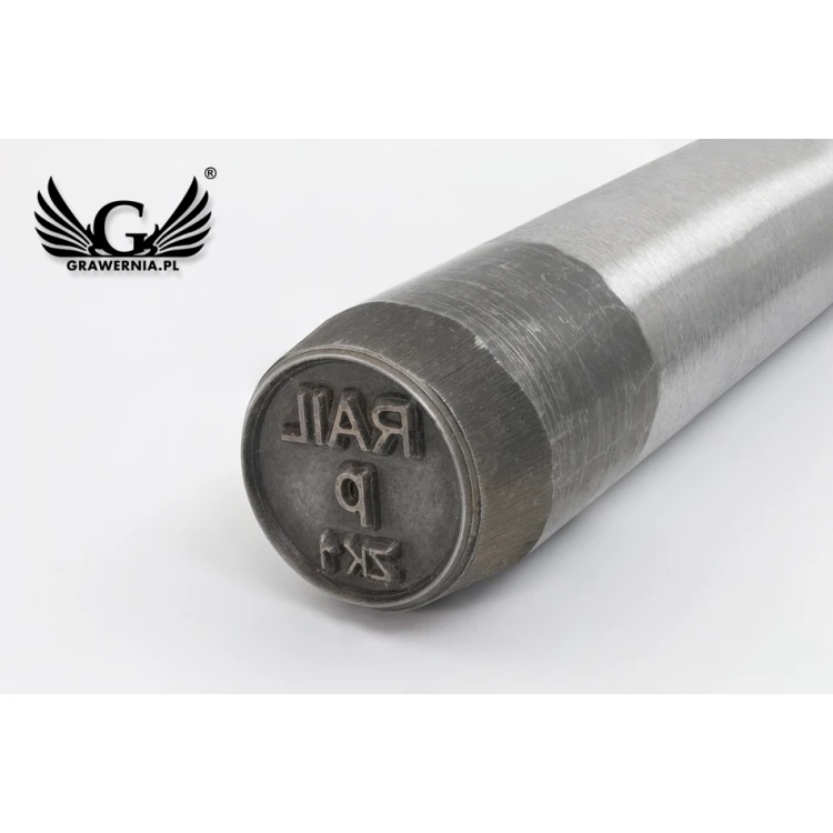 Stempel ze stali do wybijania w metalu - średnica odbicia 15mm - CNC077