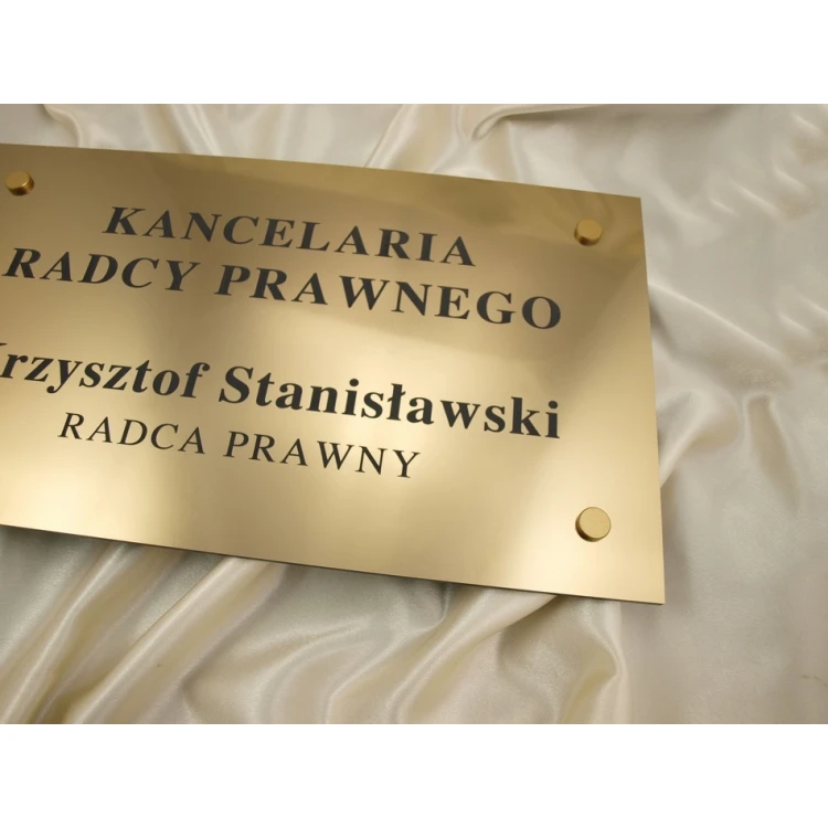 SZYLD KANCELARIA RADCY PRAWNEGO - SZ018 - wym. 480x280mm