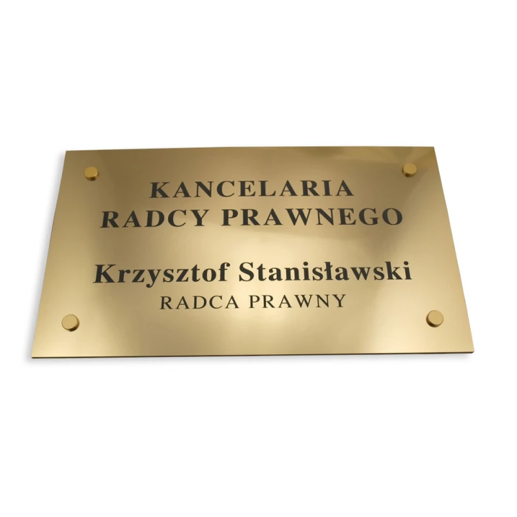 SZYLD KANCELARIA RADCY PRAWNEGO - SZ018 - wym. 480x280mm