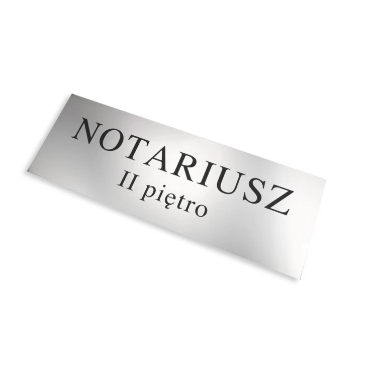 SZYLD NOTARIUSZA - z napisem NOTARIUSZ - SZ021 - wym. 500x175mm