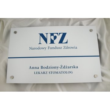 SZYLD STOMATOLOGA - szyld główny - SZ040 - wym. 550x350mm