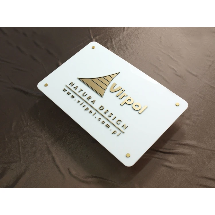 SZYLD Z WYPUKŁYM LOGO TWOJEJ FIRMY - SZ022 - wym. 700x450mm