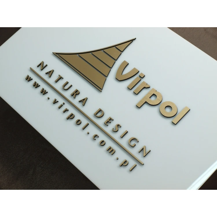SZYLD Z WYPUKŁYM LOGO TWOJEJ FIRMY - SZ022 - wym. 700x450mm