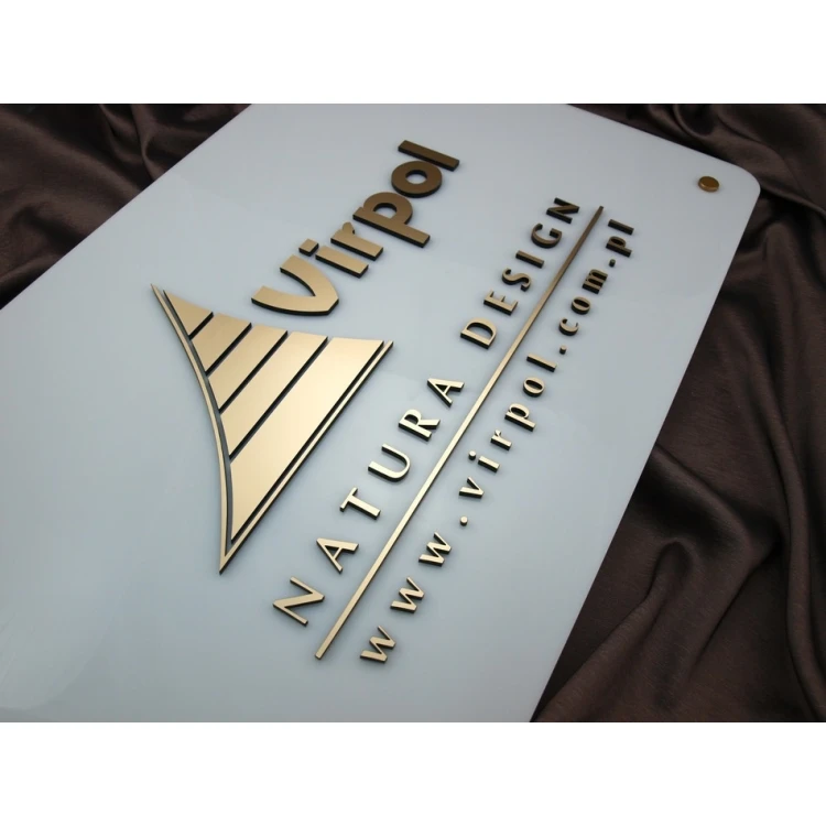 SZYLD Z WYPUKŁYM LOGO TWOJEJ FIRMY - SZ022 - wym. 700x450mm