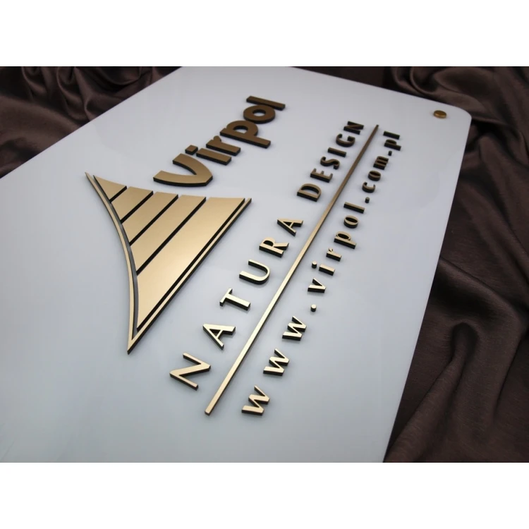 SZYLD Z WYPUKŁYM LOGO TWOJEJ FIRMY - SZ022 - wym. 700x450mm