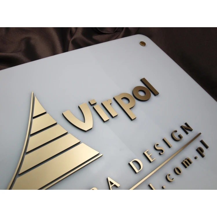 SZYLD Z WYPUKŁYM LOGO TWOJEJ FIRMY - SZ022 - wym. 700x450mm