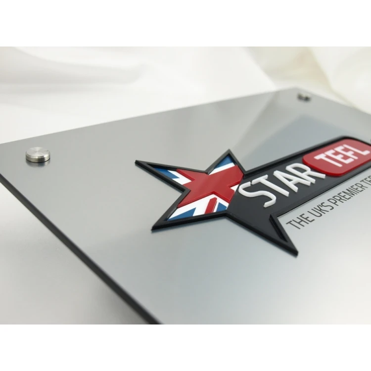 SZYLD Z WYPUKŁYM LOGO TWOJEJ FIRMY - SZ023 - wym. 297x210mm (A4)
