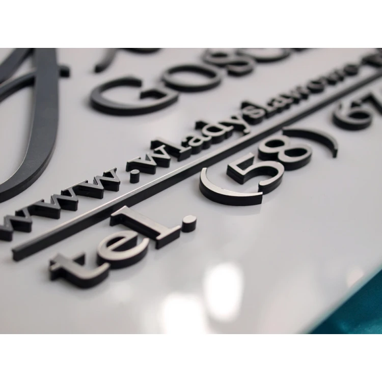 SZYLD Z WYPUKŁYM LOGO TWOJEJ FIRMY - SZ022 - wym. 700x450mm