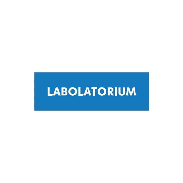 Tabliczka laboratorium, sterylizator - wym. 210x70mm - PVC - druk UV - TAB167