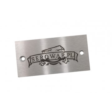 Tabliczka stalowa na produkty - wym. 60x30x1mm - TAB088