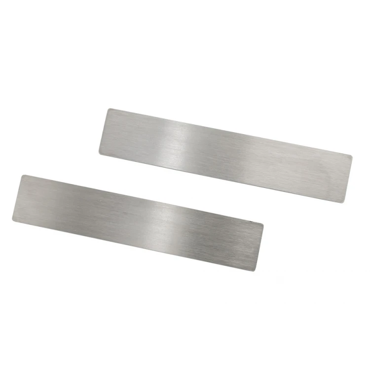 Tabliczka stalowa z dowolnym grawerem - wym. 70x14x1mm - TS032