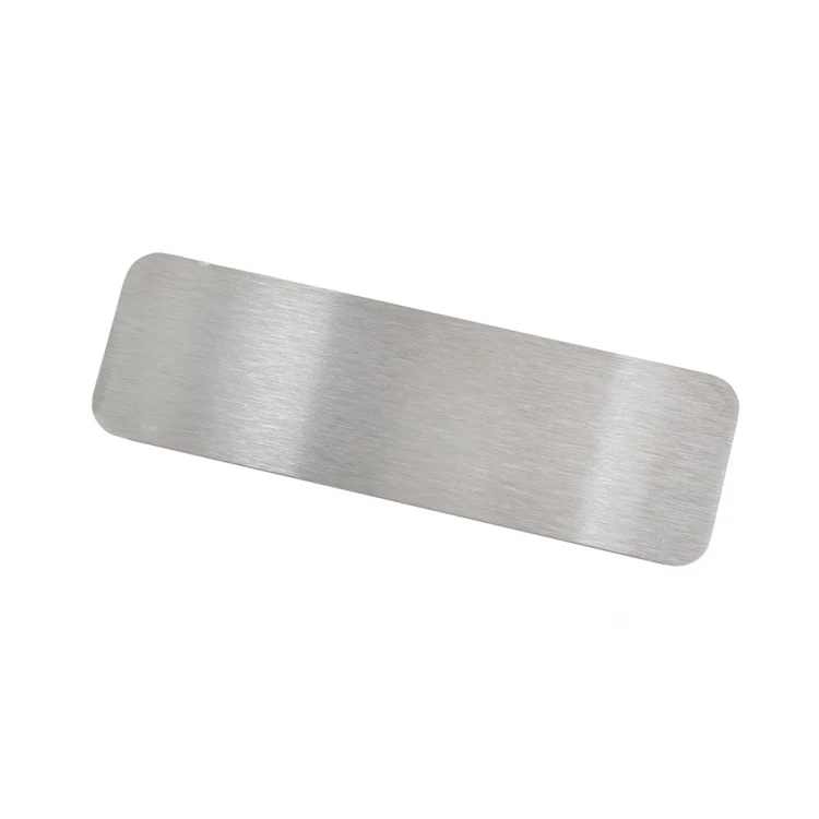 Tabliczka stalowa z dowolnym grawerem - wym. 66x20x1mm - TS030