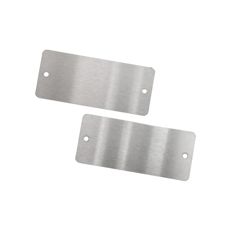 Tabliczka stalowa z dowolnym grawerem - wym. 70x30x1mm - TS023