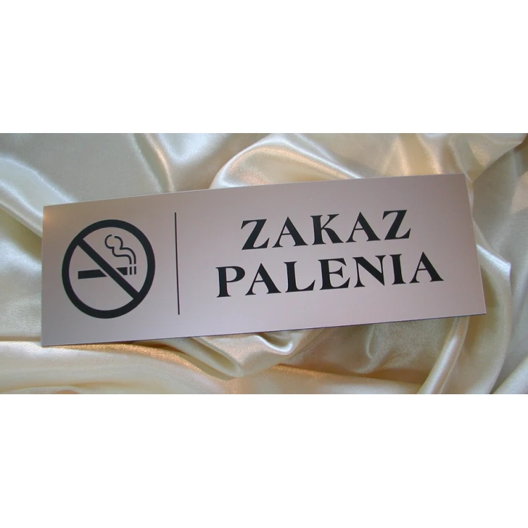 Tabliczka - zakaz palenia - wym. 30x10cm