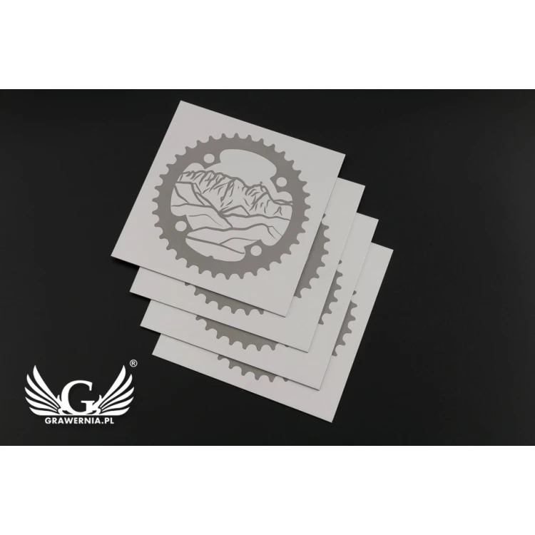 Tabliczka grawerowana - aluminium anodowane - wym. 80x80mm - TZN031