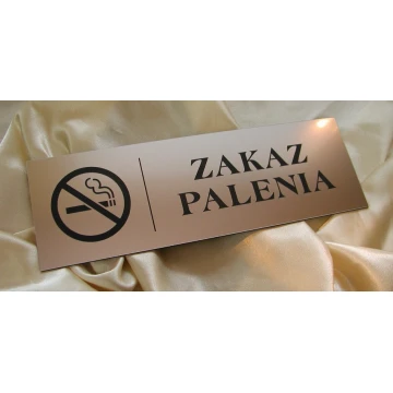 Tabliczka - zakaz palenia - wym. 30x10cm