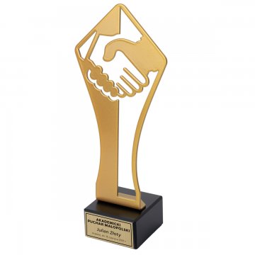 Trofeum metalowe Gratulacje - wysokość 21cm - FOL064