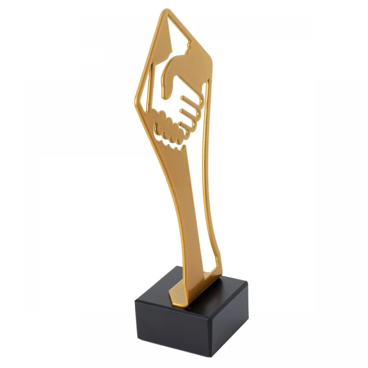 Trofeum metalowe Gratulacje - wysokość 21cm - FOL064