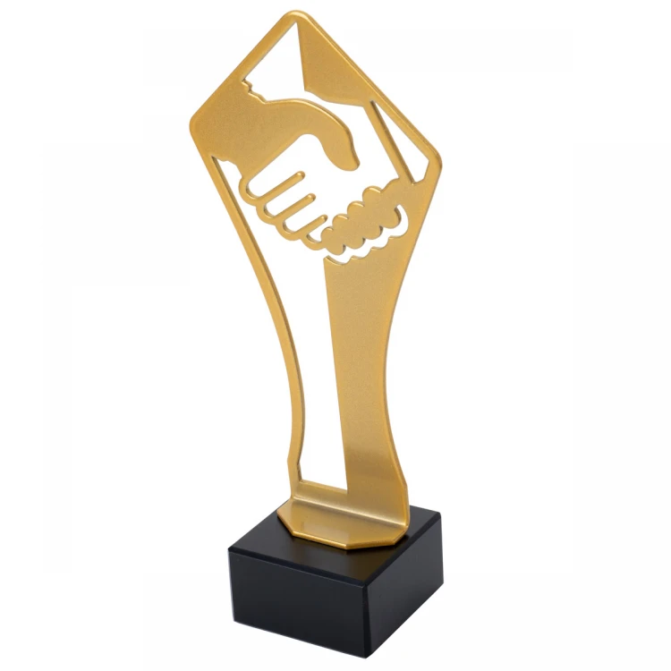 Trofeum metalowe Gratulacje - wysokość 21cm - FOL064