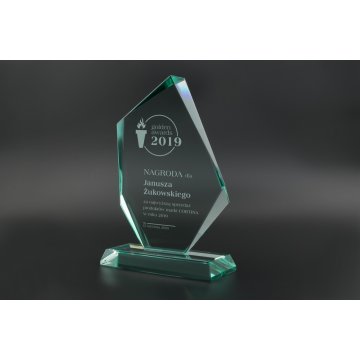 Trofeum szklane w etui - OLIMP - TSZ098