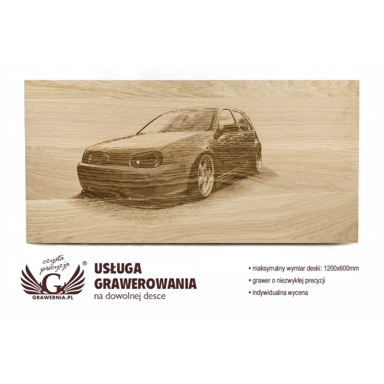 USŁUGA GRAWEROWANIA NA DOWOLNEJ DESCE - UGR6