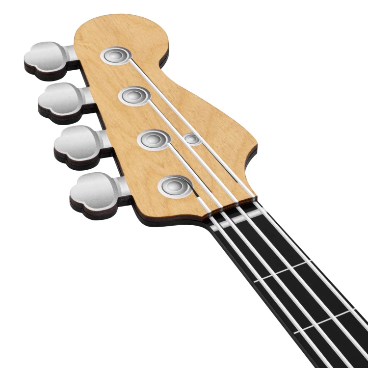 Prezent na 18 urodziny - dekoracyjna duża gitara basowa z nadrukiem UV - wym. 30x90 cm - DEK039