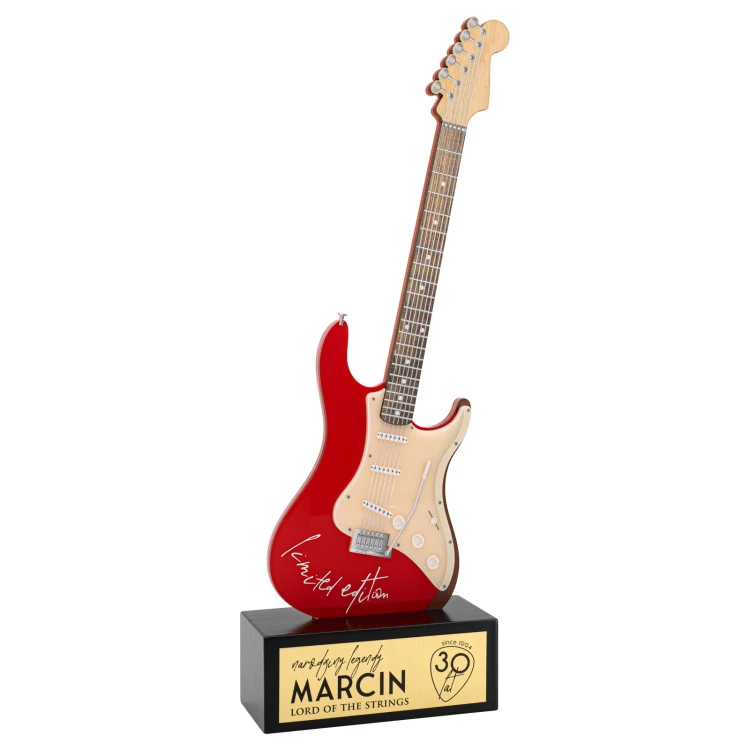 Nagroda muzyczna - GITARA - prezent dla muzyka - wys. 30 cm - DTA157