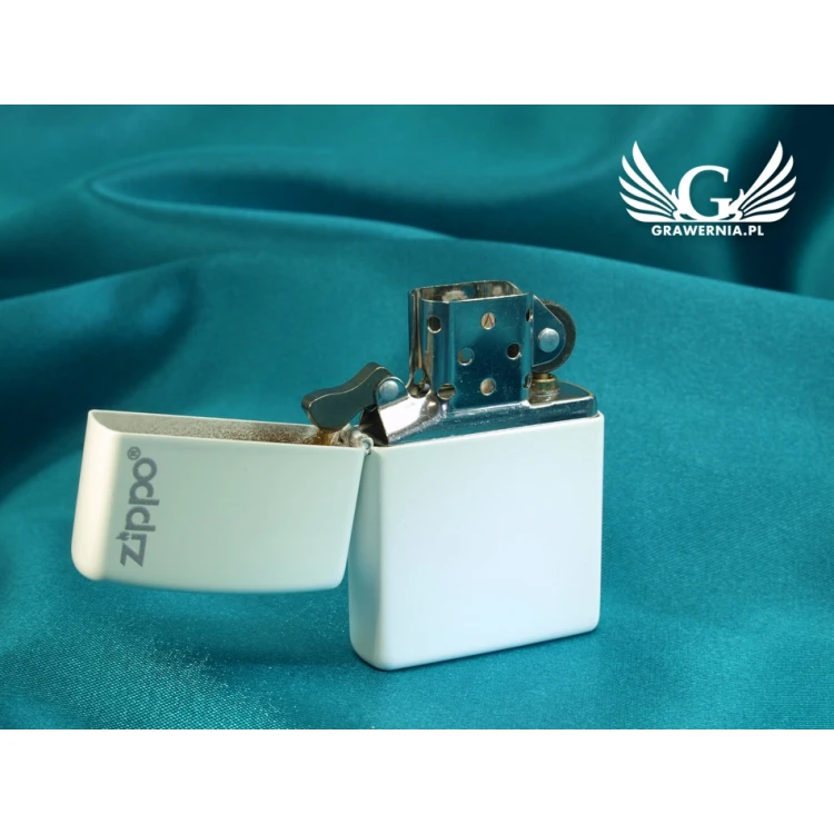 Zapalniczka ZIPPO White Matte Zippo Logo - ZIP007