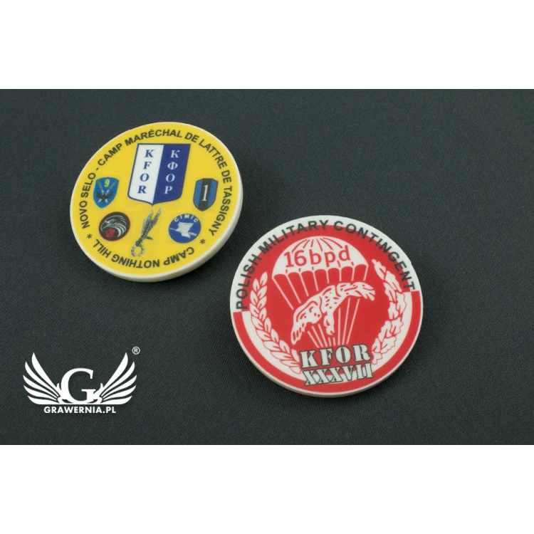 Żetony pamiątkowe, coin - średnica: 40mm - cyfrowy druk UV - MGR025