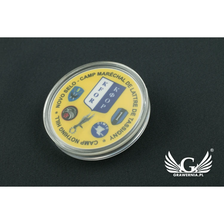 Żetony pamiątkowe, coin - średnica: 40mm - cyfrowy druk UV - MGR025
