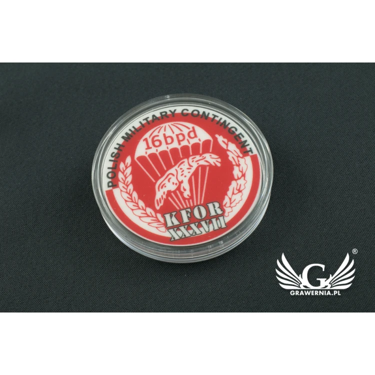 Żetony pamiątkowe, coin - średnica: 40mm - cyfrowy druk UV - MGR025
